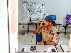Operador do bombeiro, ajuda pai a salvar a vida do filho (Imagem: Reprodução)