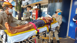 Lucas Francisco deu entrada no Hospital da Vida nesta manhã em estado grave (Imagem: Adilson Domingos)