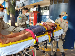 Lucas Francisco deu entrada no Hospital da Vida nesta manhã em estado grave (Imagem: Adilson Domingos)