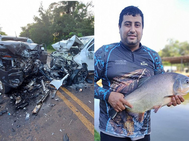 Caminhonetes destruídas após colisão frontal; empresário morreu em acidente (Imagem: BNC News/ Reprodução