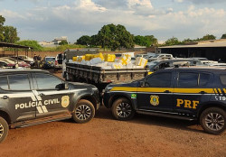 Ação conjunta da polícia prende 14 com 5,4 toneladas de maconha em MS