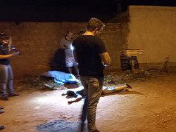 Bandido morto durante assalto (Imagem: Cido Costa)