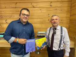 Alan conhece CEO de empresa que disputou concessão da ferrovia em Dourados