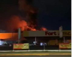 Incêndio atinge Fort Atacadista enquanto clientes fazem compras