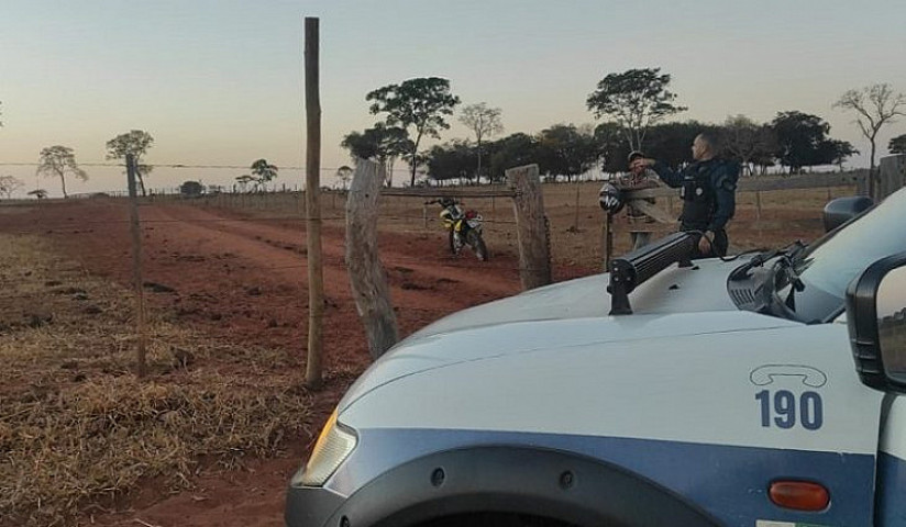 No plano de trabalho da Polícia Militar, o patrulhamento rural será feito em quatro áreas (Imagem: Subcom)