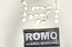 Guarda Municipl apreende 14 papelotes de cocaína em Dourados (Imagem: Adilson Domingos)