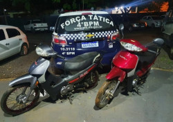 Policiais recuperam motocicletas roubadas em Ponta Porã (Imagem: Assessoria)