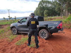 Polícia recupera em MS Toyota Hilux roubada em Uberaba