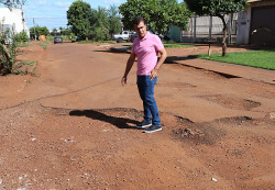 Marçal pede apoio do Governo na recuperação de ruas em Dourados