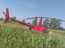Depois de ouvido pela Polícia Federal, piloto de helicóptero foi liberado