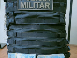 Moradores do Mato Grosso são flagrados com R$ 70 mil sem procedência (Imagem: Assessoria)