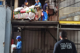 Defron incinera toneladas de drogas apreendidas na região (Imagem: Assessoria)