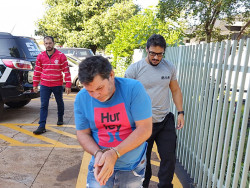 Traficante é preso no Izidro Pedroso em Dourados (Imagem: Adilson Domingos)