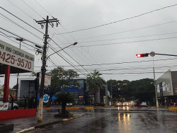 O Guia Clima da Embrapa registrou até às 7 horas desta terça-feira 0.2mm de acumulado de chuva (Imagem: Dourados Informa)