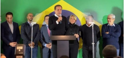 João Doria durante pronunciamento nesta segunda-feira (23) (Imagem: G1)