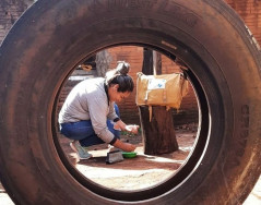 Prefeitura faz ação de combate à dengue no distrito de Itahum