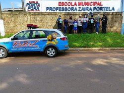 Polícia Militar mantêm atividades do Proerd em Ponta Porã
