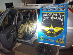 Mais de 1 milhão de reais em maconha é apreendida pela PMR