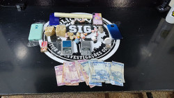 Irmã de suposto assassino de mulher é presa por tráfico de drogas