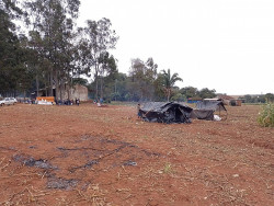 Índios levantam barracos em fazenda invadida após morte de guarani