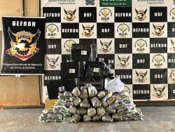 DEFRON prende duas pessoas por tráfico de drogas na região de fronteira