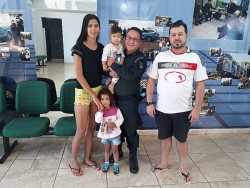 Bebê engasgado é salvo pela Polícia Militar de Dourados