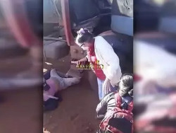 Mulher morre esmagada por caminhão na manhã de sexta-feira
