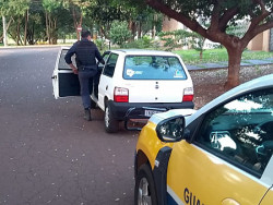 Veículo furtado é recuperado pela Guarda Municipal de Dourados