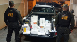 Mais de R$ 700 mil em produtos contrabandeandos é apreendido pelo DOF