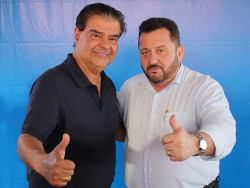Laudir pede intermediação de senador para finalização de obras