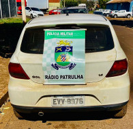 Polícia Militar recupera veículo roubado na noite de terça em Dourados