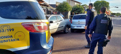 Guarda Municipal de Dourados prende homem embriagado após bater carro
