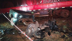 Identificadas as duas vítimas fatais do acidente ocorrido próximo a Itahum