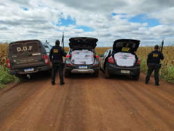 Veículo é recuperado pelo DOF transportando quase R$ 400 mil em mercadorias