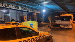 Polícia Rodoviária apreende 785 kg de maconha na fronteira