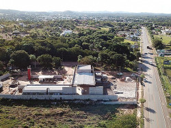 Com 75% da obra concluída, quartel do Corpo de Bombeiros de Bonito será entregue em julho