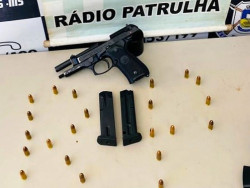 Vizinho tenta matar irmãos a tiros e é preso pela PM em Dourados
