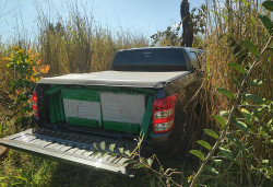Polícia apreende 1,2 tonelada de maconha em L200 roubada