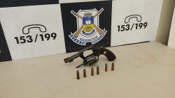 Passageira encontra arma dentro de ônibus e aciona Guarda Municipal