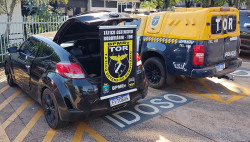 Dupla é presa por policias do TOR com veículo furtado em São Paulo