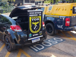 Dupla é presa por policias do TOR com veículo furtado em São Paulo