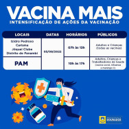 Mutirão de vacinação acontece em 5 locais neste sábado