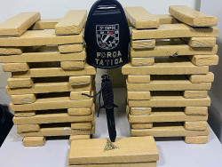 Homem é preso com 56 quilos de maconha escondidos em Astra
