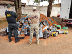 Mais de 5 toneladas de maconha são apreendidas em caminhão de areia