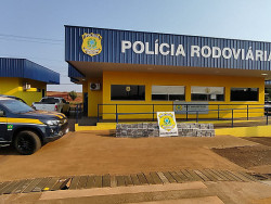 PRF encontra 457 quilos de cocaína em carreta com milho