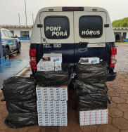 Cigarros contrabandeados são apreendidos por Policias Militares