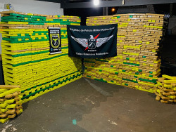Quase 2 toneladas de maconha são apreendidas pela PMR