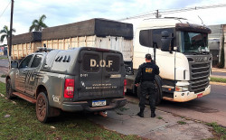 Carreta com sinais de adulterações é apreendida pelo DOF