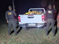 Hilux roubada em Itapema carregava 2.000 quilos de drogas