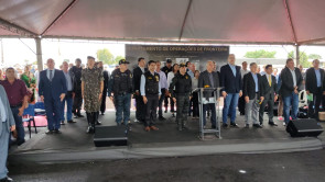 Reinaldo e Alan Guedes inauguram nova sede do DOF em Dourados